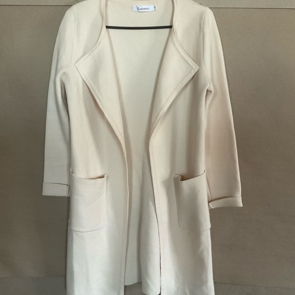 anrabess Sweaters - Anrabess Cream Open Front Cardigan. Cream. Size S.